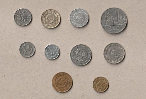 10 pièces d'Europe de l'Est (Pologne, Roumanie, Yougoslavie), Timbres & Monnaies, Monnaies | Europe | Monnaies non-euro, Série