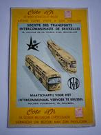 Expo 1958. Côté d,Or. Lignes de bus et métro sur Bruxelles, Boeken, Catalogussen en Folders, Ophalen of Verzenden, Zo goed als nieuw
