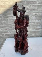 vintage oosters houtsnijwerk - 58,5 cm, Antiek en Kunst, Ophalen