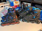 Skeelers rollerblades 2xpaar nieuw!2paar gebruiksporen mr ok, Sport en Fitness, Skeelers, Ophalen, Roces