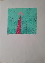 kleurrijke zeefdruk Fik Van Gestel, Antiek en Kunst, Kunst | Litho's en Zeefdrukken, Ophalen