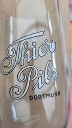 Bierglas pils Thier  Dortmund geemailleerd, Ophalen of Verzenden, Zo goed als nieuw