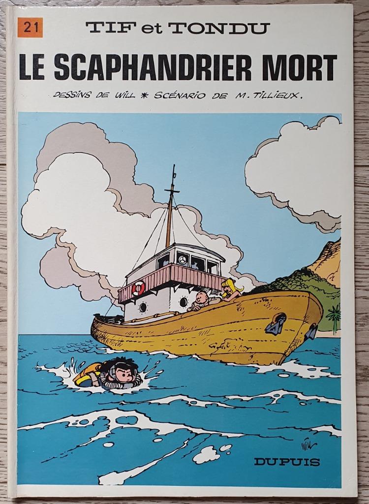 Tif et Tondu - Le scaphandrier mort, Enlèvement ou Envoi, Une BD, Utilisé, Dupuis