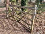 Engelse houten poort met paal, 200 cm ou plus, Portail battant, Enlèvement, Utilisé