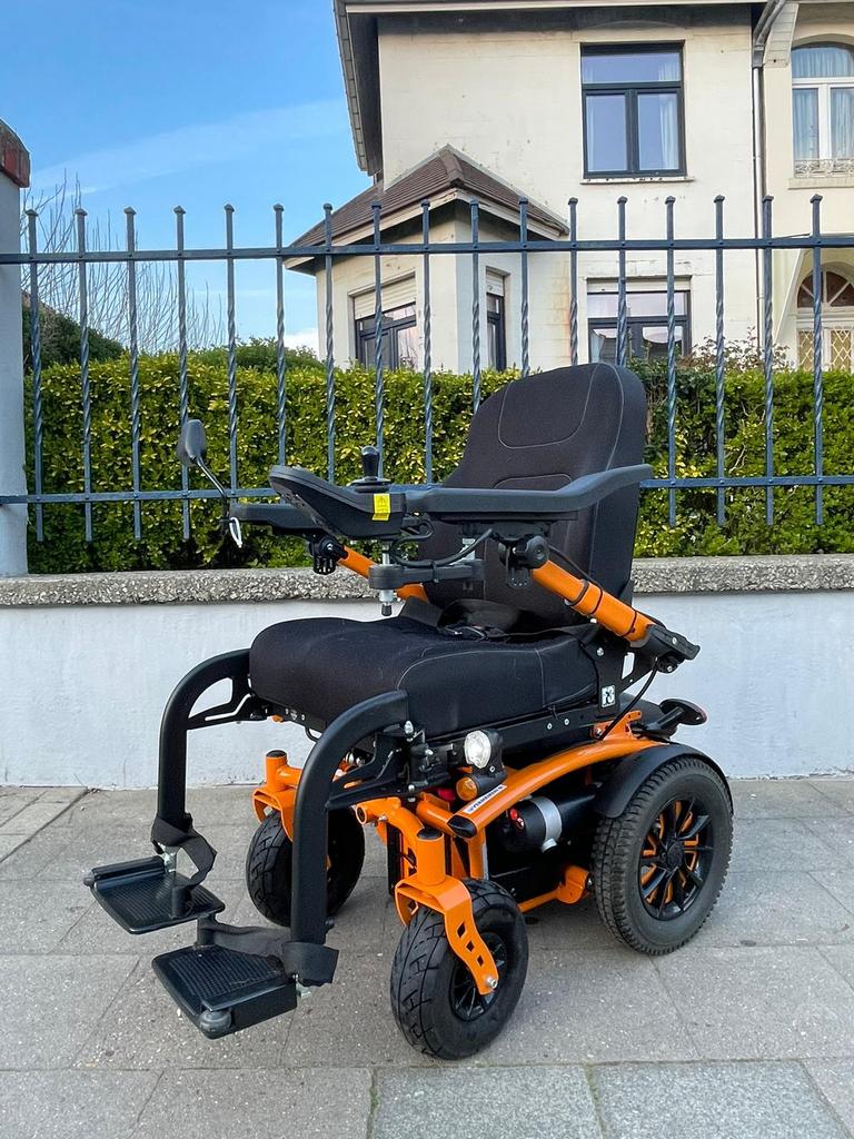 Fauteuil roulant électrique Vermeiren Forest F3 état neuf, Enlèvement ou Envoi, Pliant, Utilisé, Fauteuil roulant électrique