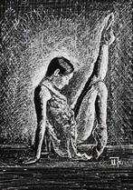 "Dans"  Schilderij, Antiek en Kunst, Verzenden