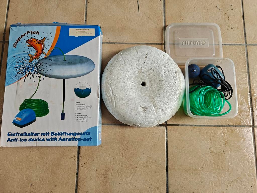 Ijsvrijhouder - beluchtingsset, Ophalen