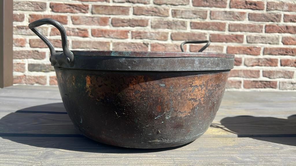 Koperen confituurpot, Ophalen, Overige materialen, Minder dan 30 cm, Minder dan 60 cm