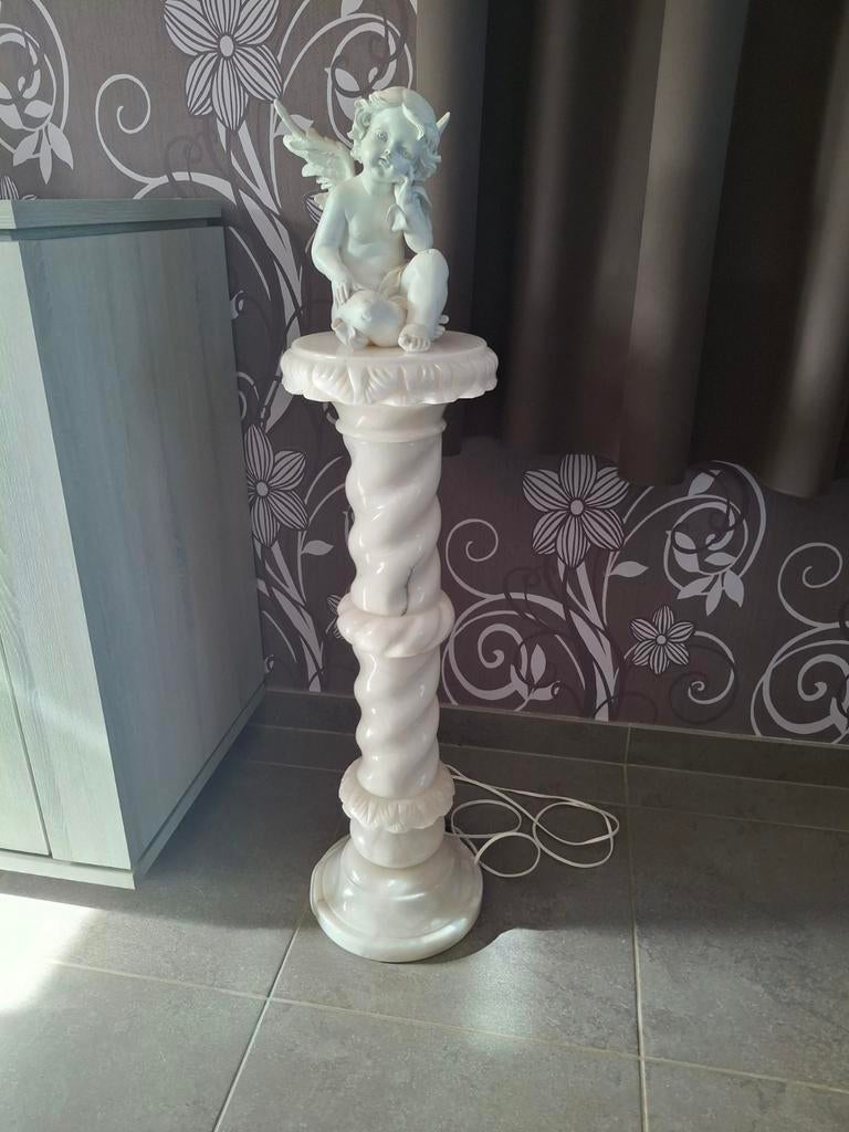 Albast zuil  marmer look, Ophalen