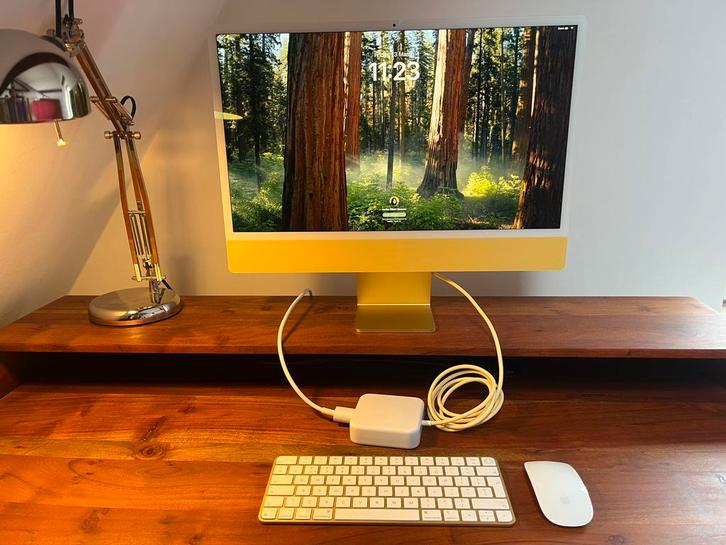 iMac 24" M1 8-core SSD van 512 GB ️ 16 GB RAM, Computers en Software, Apple Desktops, Zo goed als nieuw, iMac, SSD, 3 tot 4 Ghz