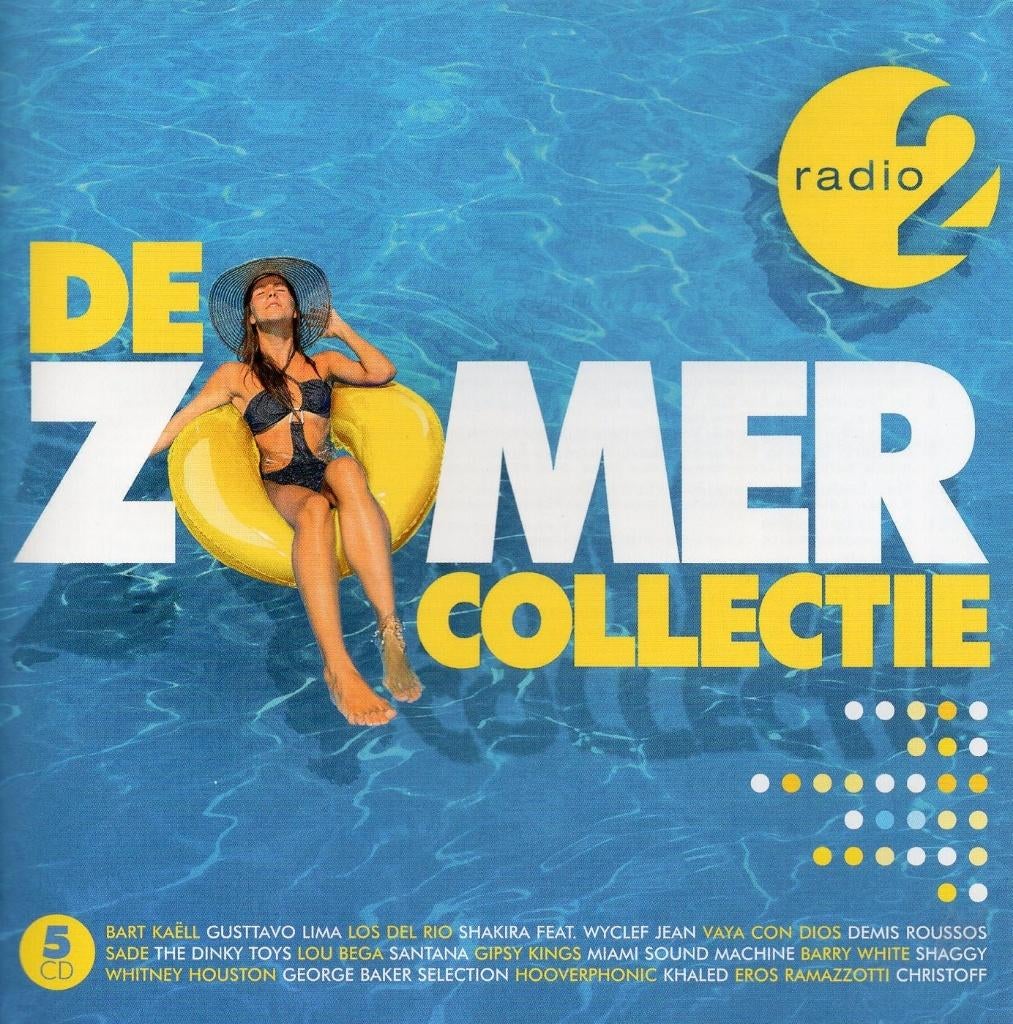 5 CD's De zomercollectie 2015, CD & DVD, CD | Compilations, Enlèvement