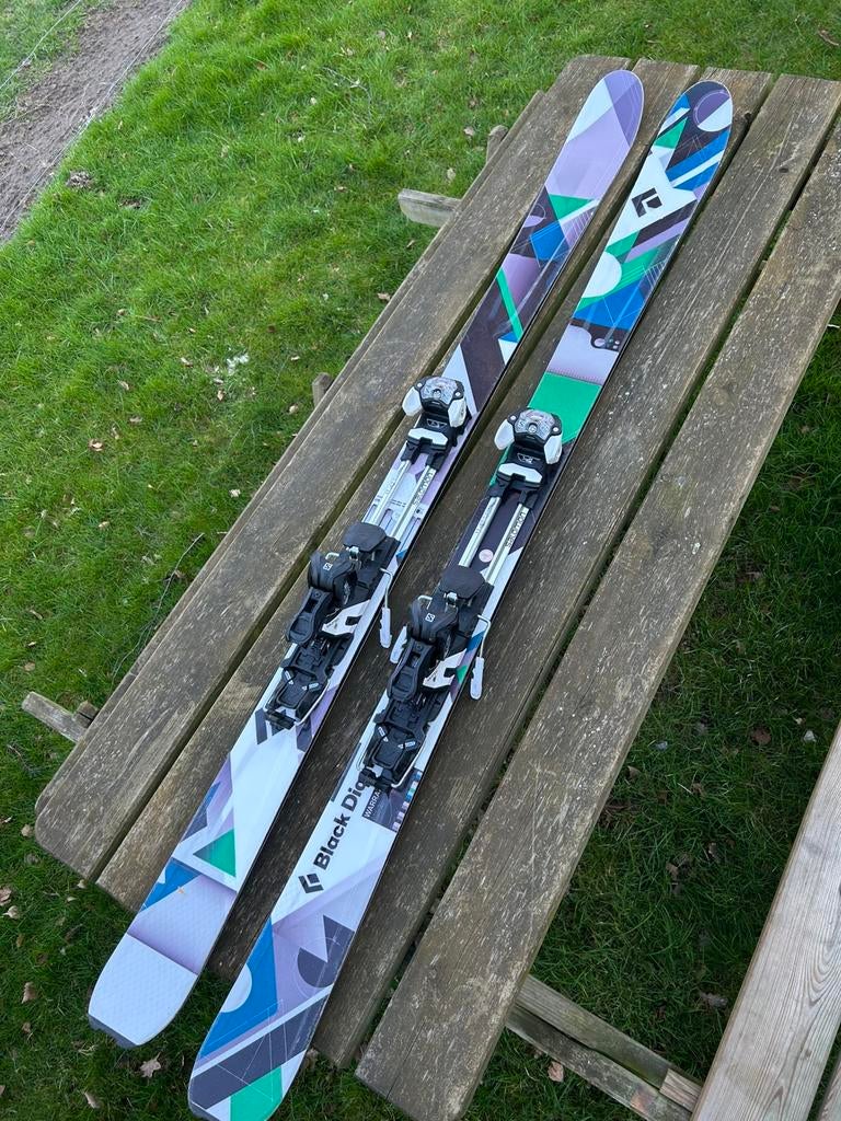 Paire de skis Freeride / Rando Black Diamond Warrant 178 cm, Zo goed als nieuw, Salomon, Ophalen of Verzenden, Ski's