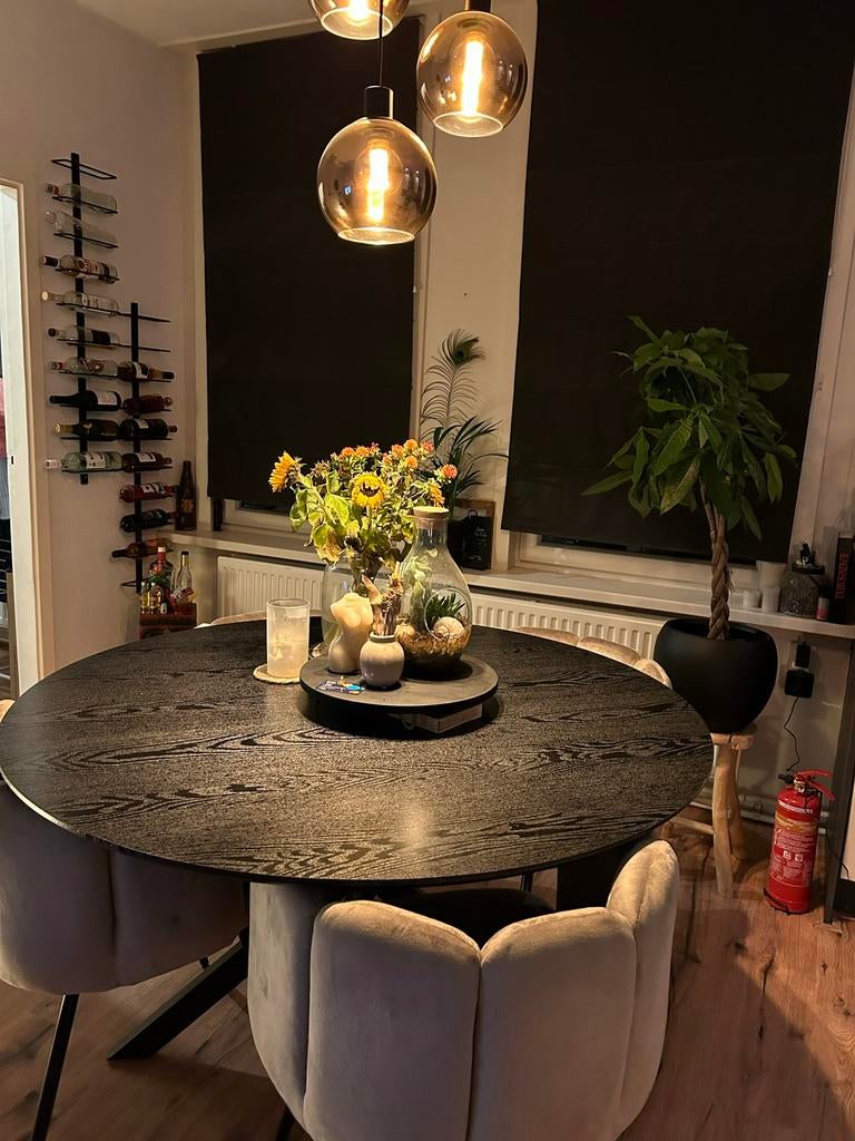 EETTAFEL DIAMETER 130cm, Ophalen, Zo goed als nieuw