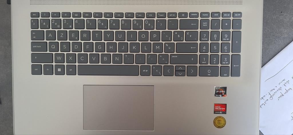 Ordinateur portable HP 17 CP2333 AMD Ryzen 5 752u 4,3,9 cm (, Informatique & Logiciels, Enlèvement ou Envoi