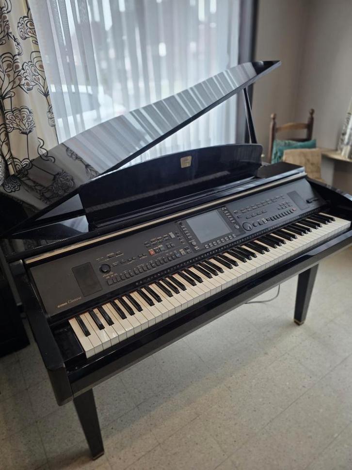 Yamaha Clavinova CVP-309GP digitale vleugelpiano, Muziek en Instrumenten, Piano's, Gebruikt, Vleugel, Zwart, Digitaal, Ophalen