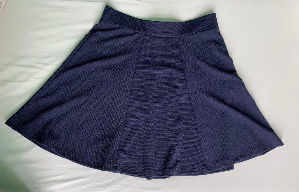 Jupe bleue Camaïeu, Enlèvement ou Envoi, Au-dessus du genou, Camaieu, Bleu