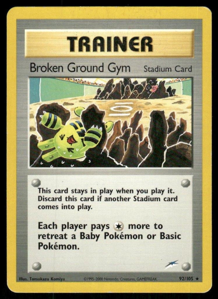 Broken Ground Gym 92/105 - Neo Destiny, Envoi, Utilisé