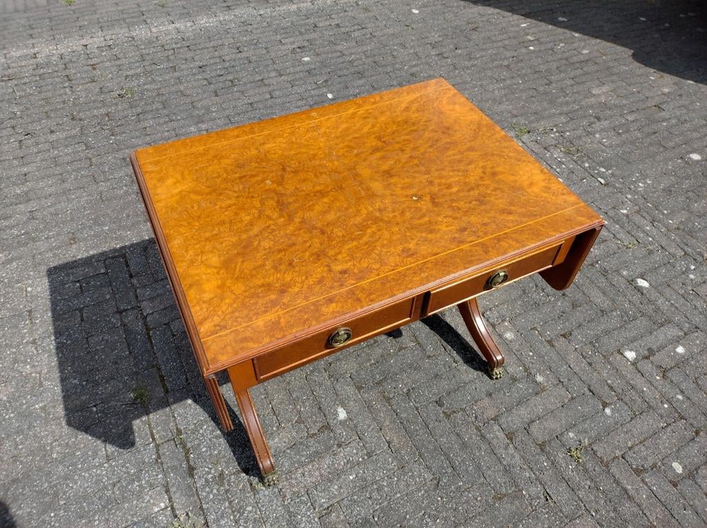 Antiek salontafel 50 x 65 (104) cm, Ophalen