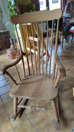 schommelstoel, Ophalen, Bruin, Rustiek, Zo goed als nieuw