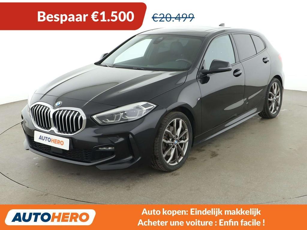 BMW 1 Serie 118 118i M Sport (bj 2020, automaat), Auto's, BMW, 1 Reeks, Gebruikt, Zwart, 1365 kg