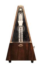 Antieke Metronoom met houten kast., Ophalen of Verzenden, Nieuw, Overige instrumenten