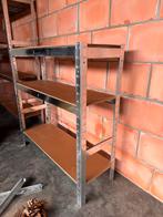 Stevige metalen rek rekje stellingkast met 3 planken, Ophalen, Gebruikt