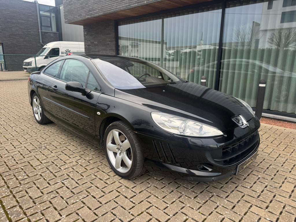 Peugeot 407 coupe 2.0 diesel gekeurd, 4 deurs, USB, Zwart, Leder