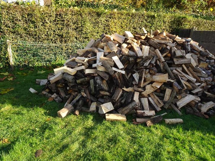 Brandhout te koop – Eik, Beuk & Es, Tuin en Terras, Brandhout, Blokken, Overige houtsoorten, 6 m³ of meer, Ophalen