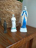 Set van 2 oude religieuze beelden, Antiek en Kunst, Ophalen of Verzenden