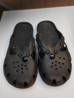Een paar rubberen dames pantoffels maat 37 kleur zwart, Ophalen, Zwart