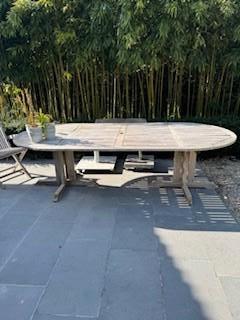 tuinmeubilair, Ophalen, Gebruikt, Teakhout, 8 zitplaatsen