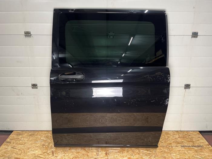 Porte coulissante gauche d'un Mercedes Vito (197), -, 3 mois de garantie, Utilisé, Porte