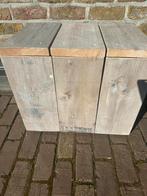 Hondenbech steigerhout bijzettafel, Ophalen, Gebruikt