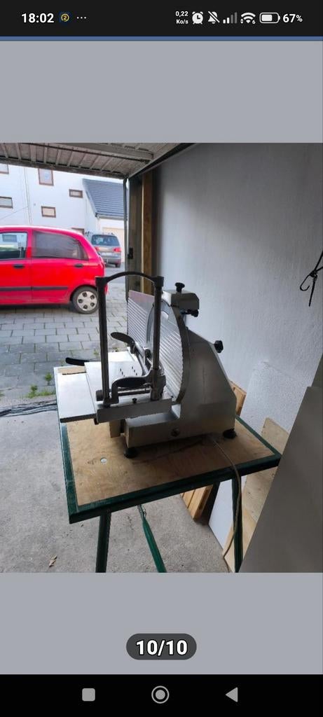 trancheuse charcuterie, Ophalen