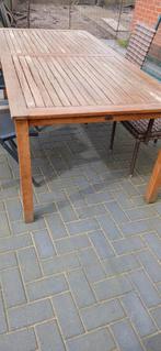 Tuintafel Teak 100 x 200 ( dringend weg ), Tuin en Terras, Ophalen