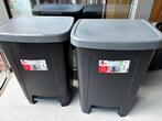 2 pedaal vuilbakken 50 L, Huis en Inrichting, Woonaccessoires | Prullenbakken, Ophalen, Zo goed als nieuw