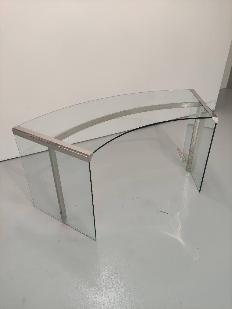 Modern Bureau en verre design Gallotti & Radice, Maison & Meubles, Bureaux, Utilisé, Moderne, Verre, Envoi