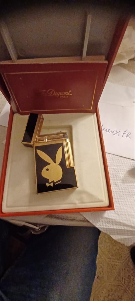 Briquet  S.T.DUPONT  PLAY BOY  laque de  chine, Ophalen of Verzenden