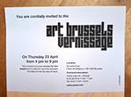 Art Brussels ✅ Vernissage 2 pers. ❖ 23 april 2026 ❖ Bxl Expo, Twee personen