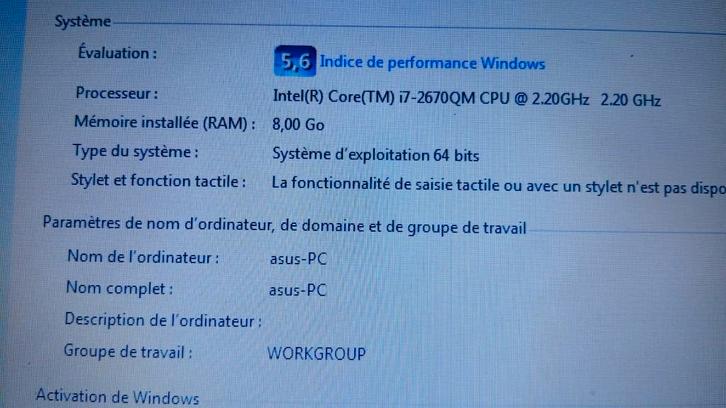 Asus N53S, Computers en Software, Chromebooks, Refurbished, 16 inch of meer, 8 GB, 256 GB of meer, Azerty, Ophalen of Verzenden