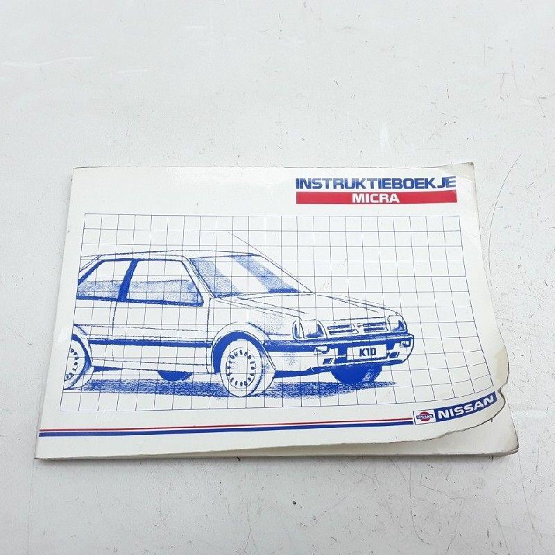 INSTRUKTIEBOEK Nissan Micra (K10) (01-1982/11-1992), Gebruikt, Nissan