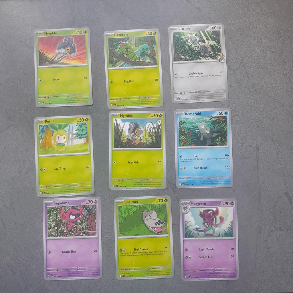 9 pokemonkaarten, Ophalen