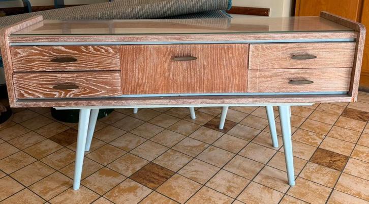 Retro Vintage Dressoir, Maison & Meubles, Armoires | Mobilier de télévision, Utilisé, Moins de 100 cm, 100 à 150 cm, 25 à 50 cm