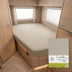 Jersey hoeslaken Frans bed wit,lichtgrijs,zand of antraciet, Caravans en Kamperen