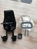 Fietsstoeltje met windscherm Bobike zwart, Fietsen en Brommers, Fietsaccessoires | Fietsstoeltjes, Ophalen, Zo goed als nieuw