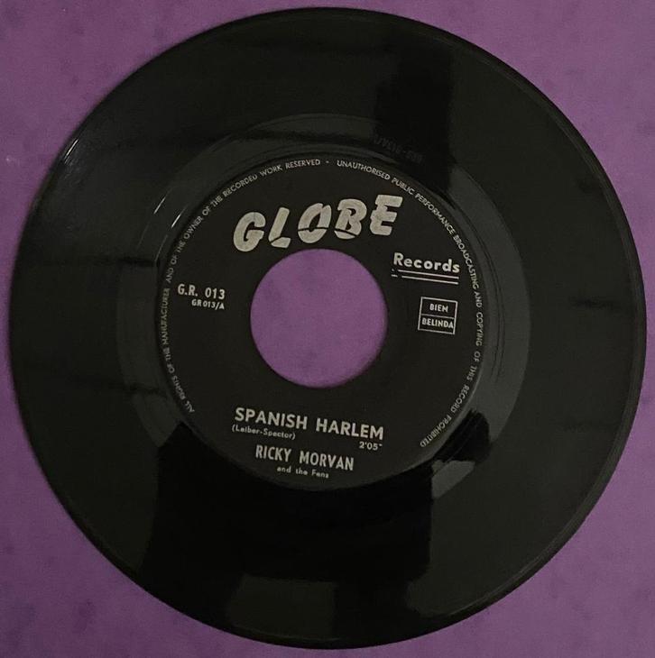 Ricky Morvan And The Fens Spanish Harlem, Cd's en Dvd's, Vinyl Singles, Gebruikt, Single, Pop, 7 inch, Ophalen of Verzenden