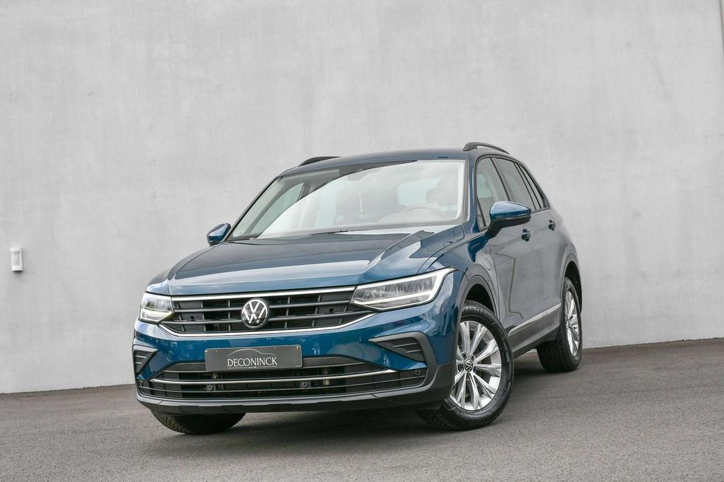 Volkswagen Tiguan eHybrid *DSG*ACC*CARPLAY*LED*PDC+NAVI*VIRT, Automaat, 245 pk, Stof, Zwart