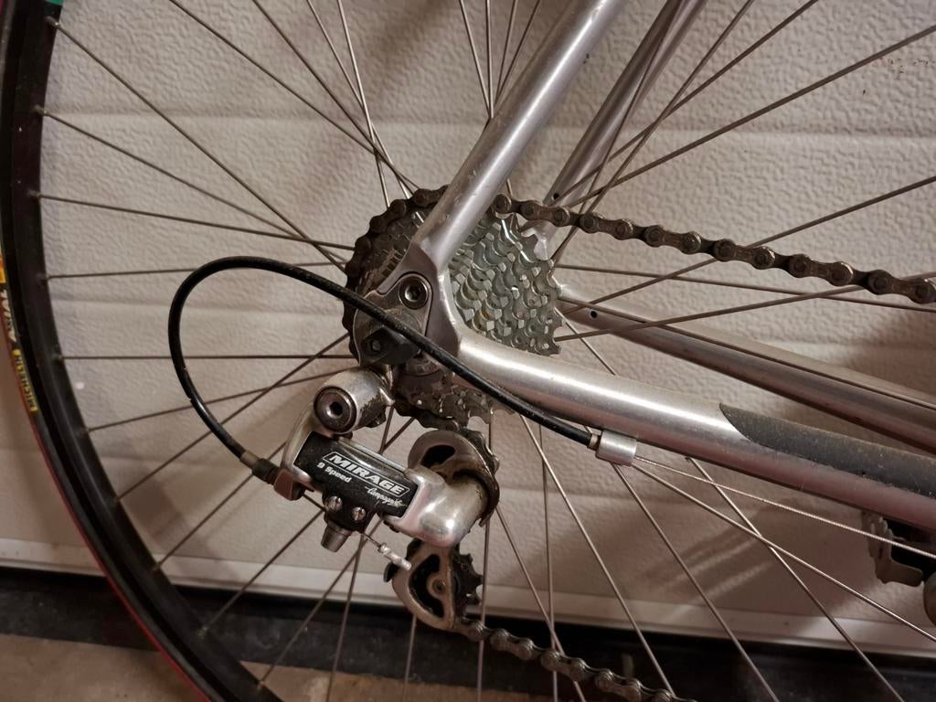 Koersfiets met volledige groep compagnolo, Vélos & Vélomoteurs, Autres marques, Aluminium, Enlèvement, 28 pouces