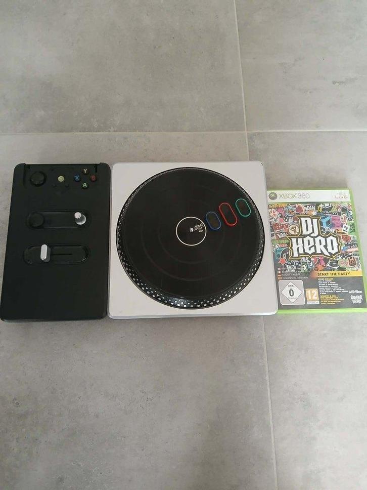 dj hero + game, Games en Spelcomputers, Games | Xbox 360, Gebruikt, Ophalen of Verzenden