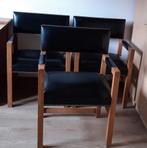 Set van 3 oude stevige stoelen., Ophalen